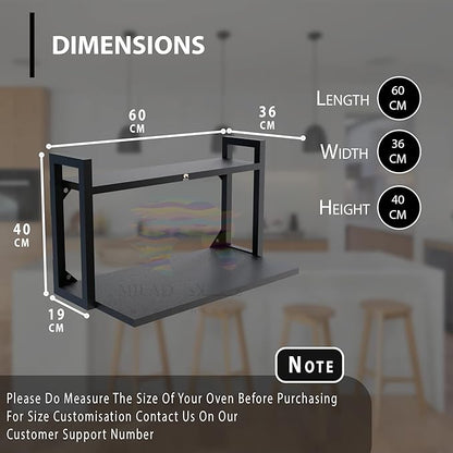 Wall Mount Metal Microwave Stand
