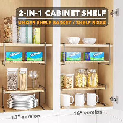 SpaceAid Cabinet Shelf Organizers , Kitchen Counter