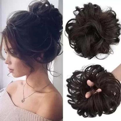 PREMIUM MESSY BUN HAIR SCRUNCHIES