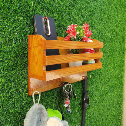 Wall Mount Wooden Mobile Holder ( D-5)