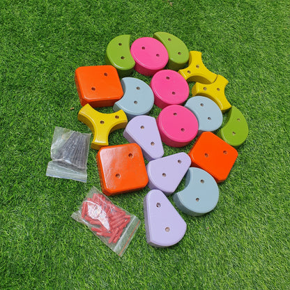 Kids Climbing Wall 22pieces