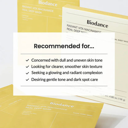 Radiant Vita Niacinamide Real Deep Mask